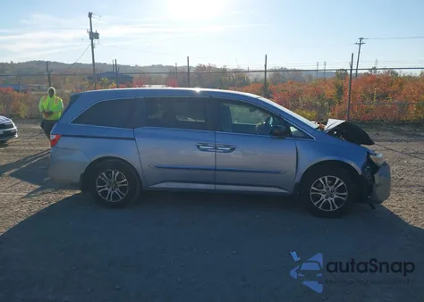 2012 Honda Odyssey Ex-L из США, поврежденный, VIN 5FNRL5H64CB114397